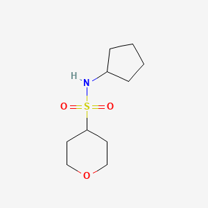 molecular formula C10H19NO3S B1528864 N-环戊氧基-4-磺酰胺 CAS No. 1355642-84-0