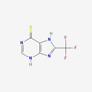 8-(Trifluoromethyl)-3,7-dihydropurine-6-thione