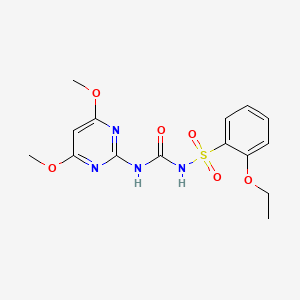 molecular formula C15H18N4O6S B15288702 1-(4,6-Dimethoxypyrimidin-2-yl)-3-(2-ethoxyphenyl)sulfonylurea 