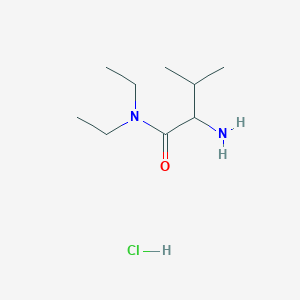 molecular formula C9H21ClN2O B1528874 2-氨基-N,N-二乙基-3-甲基丁酰胺盐酸盐 CAS No. 1236263-36-7