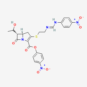 molecular formula C24H23N5O8S B15288845 Bis protected imipenem 