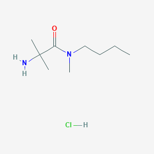 molecular formula C9H21ClN2O B1528890 2-氨基-N-丁基-N,2-二甲基丙酰胺盐酸盐 CAS No. 1220034-85-4
