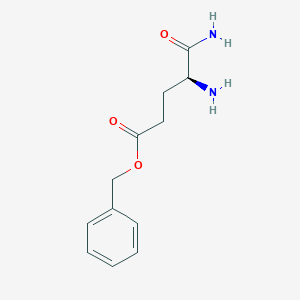 molecular formula C12H16N2O3 B15288938 Isoglutamine benzyl ester 