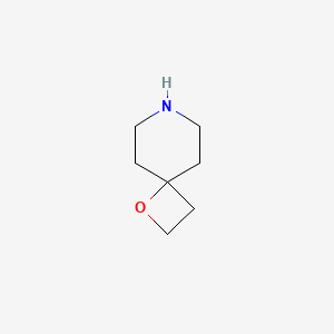 molecular formula C7H13NO B1528897 1-氧杂-7-氮杂螺[3.5]壬烷 CAS No. 38674-21-4