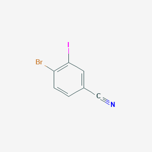 molecular formula C7H3BrIN B1528898 4-溴-3-碘苯腈 CAS No. 1006715-27-0