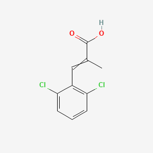 molecular formula C10H8Cl2O2 B1528922 3-(2,6-Dichlorophenyl)-2-methylprop-2-enoic acid CAS No. 103753-79-3