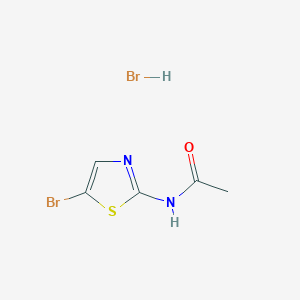 molecular formula C5H6Br2N2OS B1528931 N-(5-溴噻唑-2-基)乙酰胺盐酸盐 CAS No. 1354359-55-9
