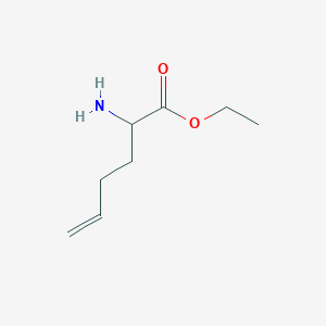 molecular formula C8H15NO2 B1528940 2-氨基己-5-烯酸乙酯 CAS No. 360059-80-9
