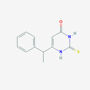 6-(1-phenylethyl)-2-thioxo-2,3-dihydropyrimidin-4(1H)-one