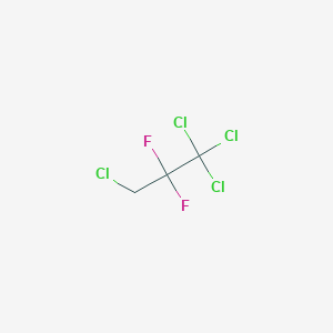 B15289789 1,1,1,3-Tetrachloro-2,2-difluoropropane CAS No. 677-54-3