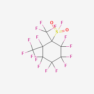 Cyclohexanesulfonyl fluoride, nonafluorobis(trifluoromethyl)-