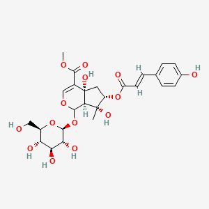 methyl (4aR,6S,7R,7aS)-4a,7-dihydroxy-6-[(E)-3-(4-hydroxyphenyl)prop-2-enoyl]oxy-7-methyl-1-[(2S,3R,4S,5S,6R)-3,4,5-trihydroxy-6-(hydroxymethyl)oxan-2-yl]oxy-1,5,6,7a-tetrahydrocyclopenta[c]pyran-4-carboxylate