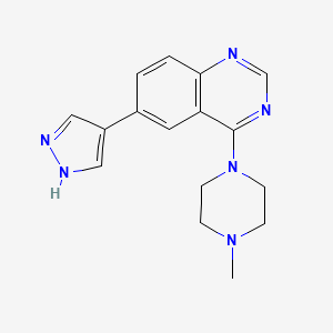 4-(4-methylpiperazin-1-yl)-6-(1H-pyrazol-4-yl)quinazoline