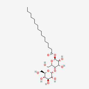 4-O-alpha-D-Glucopyranosyl-beta-D-glucopyranose-1-hexadecanoate