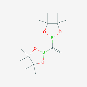 1,3,2-Dioxaborolane, 2,2'-ethenylidenebis[4,4,5,5-tetramethyl-