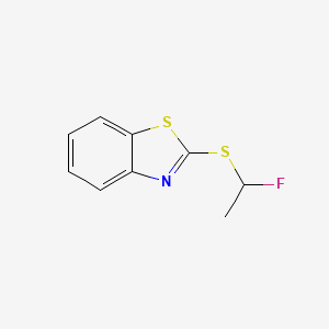 2-(1-Fluoroethylsulfanyl)-1,3-benzothiazole