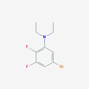 molecular formula C10H12BrF2N B1529007 5-bromo-N,N-diethyl-2,3-difluoroaniline CAS No. 1704068-49-4