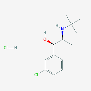 molecular formula C13H21Cl2NO B15290204 (1R,2S)-erythro-Dihydro Bupropion Hydrochloride 