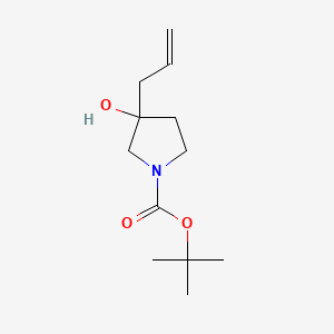 B1529034 Tert-butyl 3-allyl-3-hydroxypyrrolidine-1-carboxylate CAS No. 1260649-61-3
