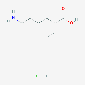 molecular formula C9H20ClNO2 B1529040 6-氨基-2-丙基己酸盐酸盐 CAS No. 1803592-93-9