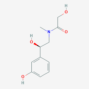 2-Hydroxy-N-[(2R)-2-hydroxy-2-(3-hydroxyphenyl)ethyl]-N-methylacetamide