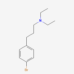 3-(4-bromophenyl)-N,N-diethylpropan-1-amine