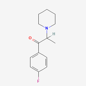 1-(4-Fluorophenyl)-2-(piperidin-1-yl)propan-1-one