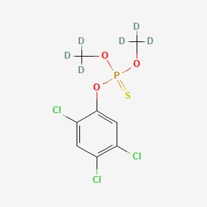 molecular formula C8H8Cl3O3PS B15290720 Fenchlorphos-D6 