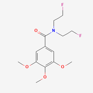 N,N-bis(2-fluoroethyl)-3,4,5-trimethoxybenzamide