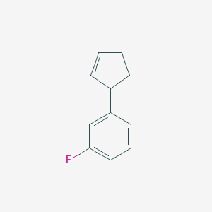 Benzene, 1-(2-cyclopenten-1-YL)-3-fluoro-