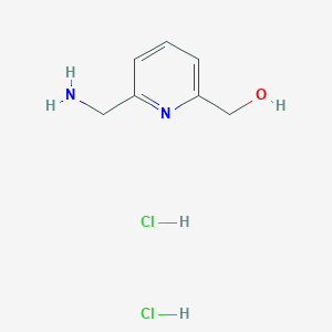 B1529075 (6-(Aminomethyl)pyridin-2-yl)methanol dihydrochloride CAS No. 1803592-67-7