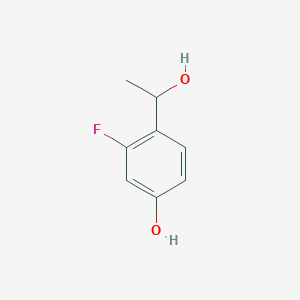 3-Fluoro-4-(1-hydroxyethyl)phenol