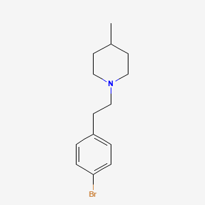 molecular formula C14H20BrN B1529084 1-(4-Bromophenethyl)-4-methylpiperidine CAS No. 1704065-20-2