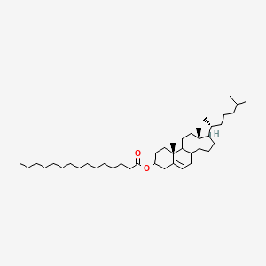 [(10R,13R,17R)-10,13-dimethyl-17-[(2R)-6-methylheptan-2-yl]-2,3,4,7,8,9,11,12,14,15,16,17-dodecahydro-1H-cyclopenta[a]phenanthren-3-yl] pentadecanoate