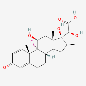 molecular formula C22H29FO6 B15290873 (20R)-Dexamethasone Epimeric Glycolic Acid 