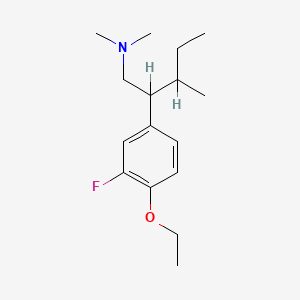 beta-sec-Butyl-N,N-dimethyl-4-ethoxy-3-fluorophenethylamine