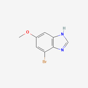 molecular formula C8H7BrN2O B1529090 4-Bromo-6-methoxy-1H-benzimidazole CAS No. 1360954-62-6