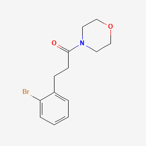 B1529091 3-(2-Bromophenyl)-1-morpholinopropan-1-one CAS No. 1704065-13-3