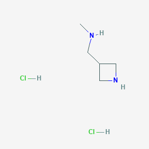 molecular formula C5H14Cl2N2 B15290950 N-Methyl-3-azetidinemethanamine dihydrochloride 