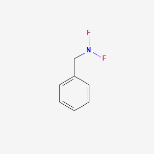 molecular formula C7H7F2N B15290960 N,N-Difluorobenzylamine CAS No. 23162-99-4