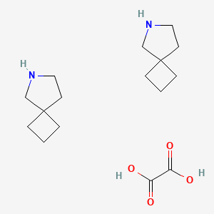 molecular formula C16H28N2O4 B1529097 6-氮杂螺[3.4]辛烷半草酸酯 CAS No. 1523571-81-4