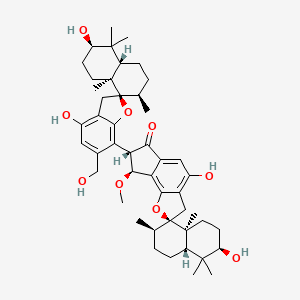 molecular formula C47H64O9 B15290975 Bistachybotrysin E 