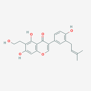 molecular formula C22H22O6 B15291066 Derrisisoflavone J 