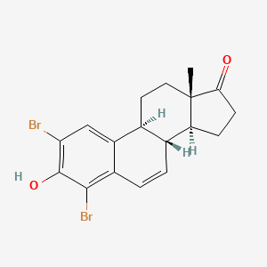 (8R,9S,13S,14S)-2,4-dibromo-3-hydroxy-13-methyl-9,11,12,14,15,16-hexahydro-8H-cyclopenta[a]phenanthren-17-one