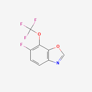 6-fluoro-7-(trifluoromethoxy)-1,3-benzoxazole