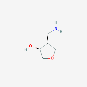 (3R,4R)-rel-4-(Aminomethyl)tetrahydrofuran-3-ol