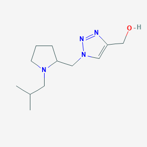 (1-((1-isobutylpyrrolidin-2-yl)methyl)-1H-1,2,3-triazol-4-yl)methanol