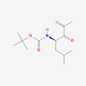 molecular formula C14H25NO3 B15291177 tert-Butyl (R)-(2,6-dimethyl-3-oxohept-1-en-4-yl)carbamate 