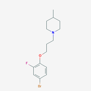 1-(3-(4-Bromo-2-fluorophenoxy)propyl)-4-methylpiperidine