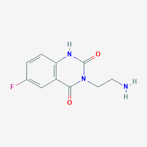 3-(2-aminoethyl)-6-fluoroquinazoline-2,4(1H,3H)-dione